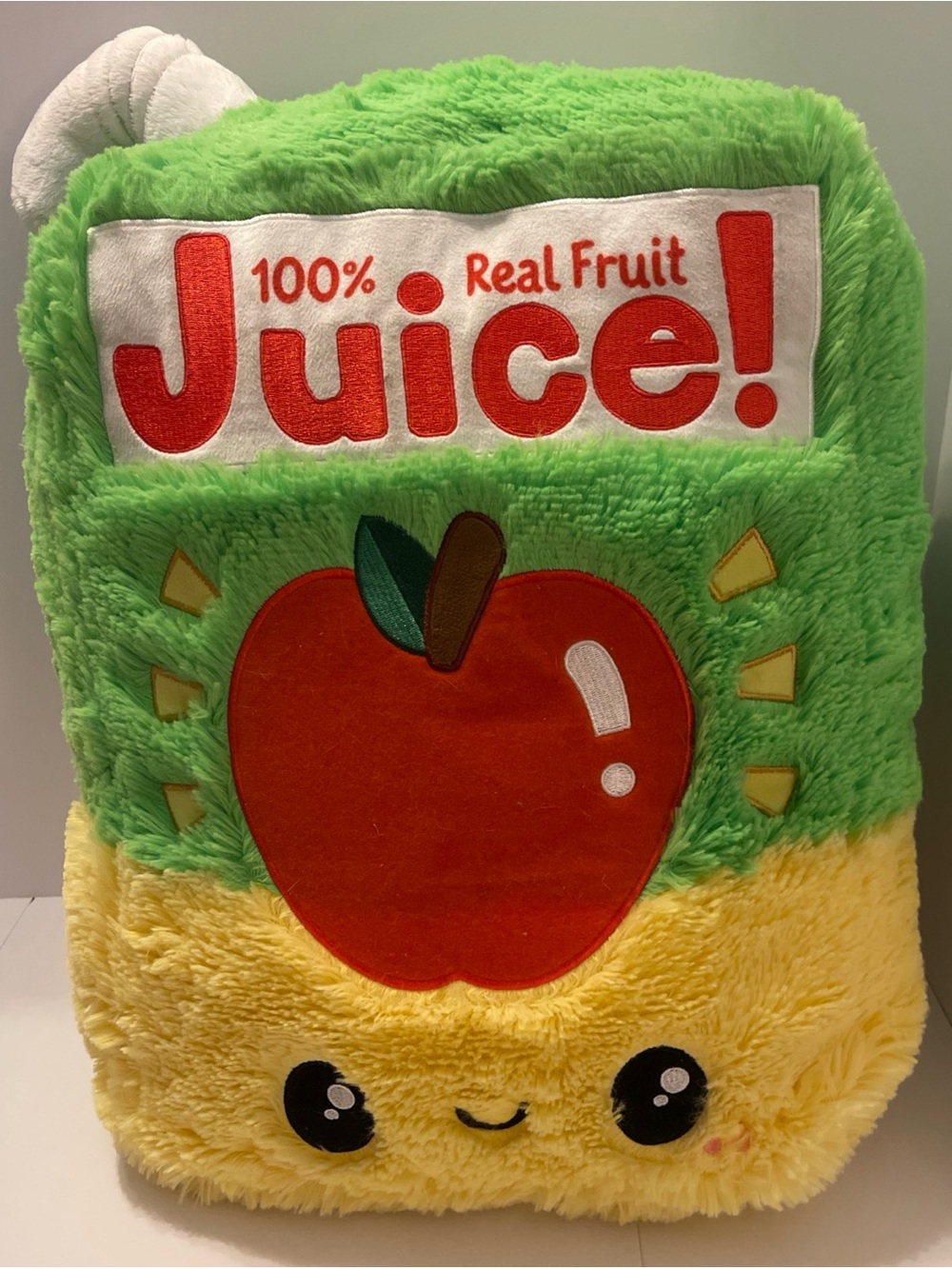 Squishable Soho Comfort Food Juice Box Plush Pillow 17” Jumbo RARE EUC